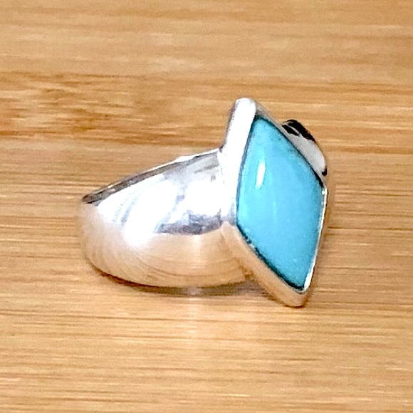 $57  Estate Ring   Sterling Silver   Marked Copyright TS 925 China   Size 10 - Picture 6 of 9